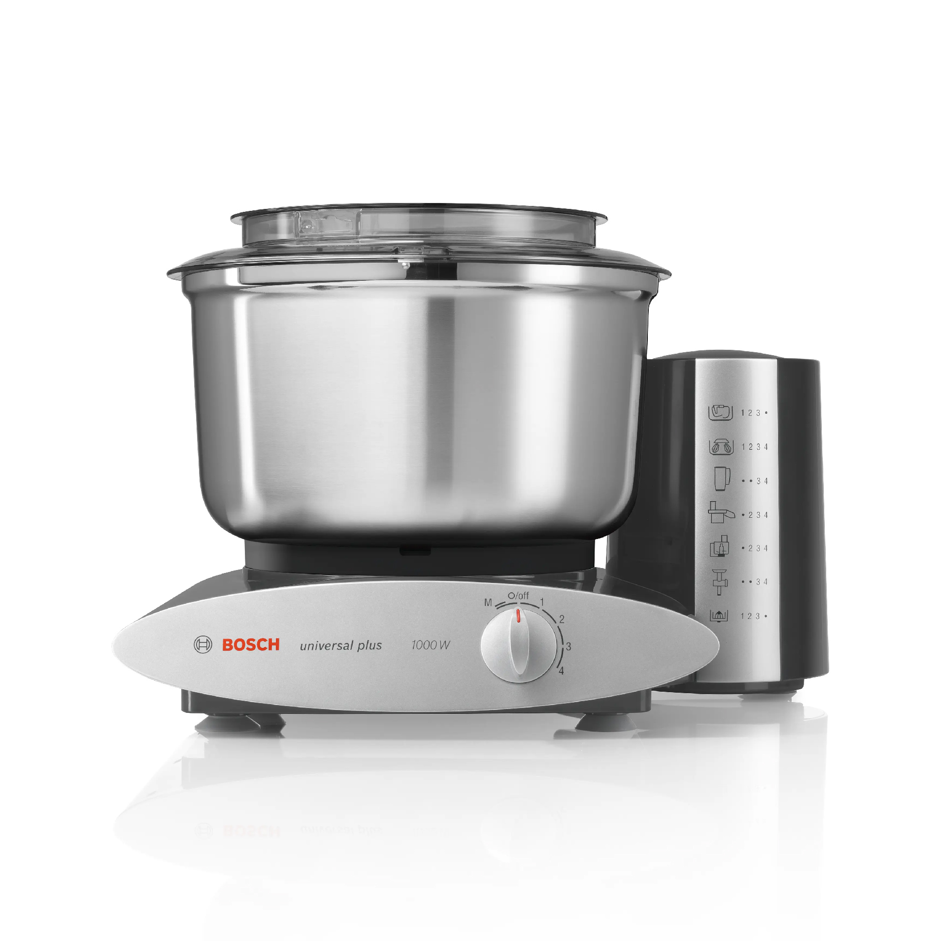 E-Com-WEB-BOSCH-21_MUM6N20A1-01.jpg BOSCH KITCHEN MACHINE 1000 W BLACK SILVER. SKU: MUM6N20A1 - Image 1
