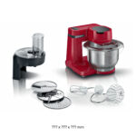 BOSCH SERIES 2 KITCHEN MACHINE 700 W RED. SKU: MUMS2ER01 - Image 3