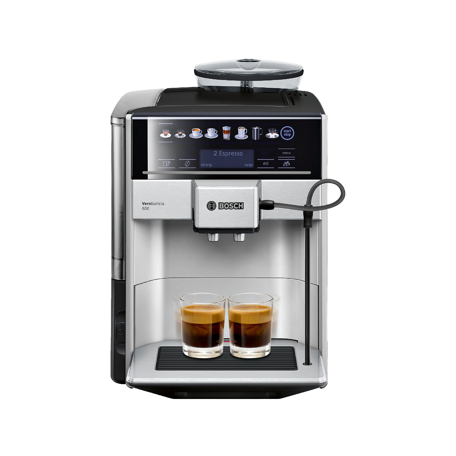 E-Com-WEB-BOSCH-30_TIS65621RW-01.jpg BOSCH FULLY AUTOMATIC COFFEE MACHINE VERO BARISTA 600 SILVER. SKU: TIS65621RW - Image 1