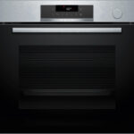 SERIES 4 BUILT-IN OVEN WITH ADDED STEAM FUNCTION 60 X 60 CM STAINLESS STEEL. SKU: HRG532ES3