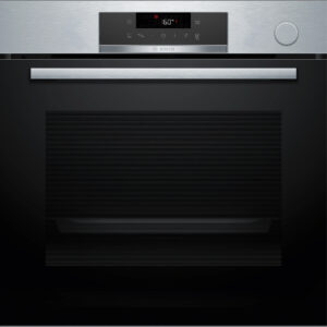 SERIES 4 BUILT-IN OVEN WITH ADDED STEAM FUNCTION 60 X 60 CM STAINLESS STEEL. SKU: HRG532ES3