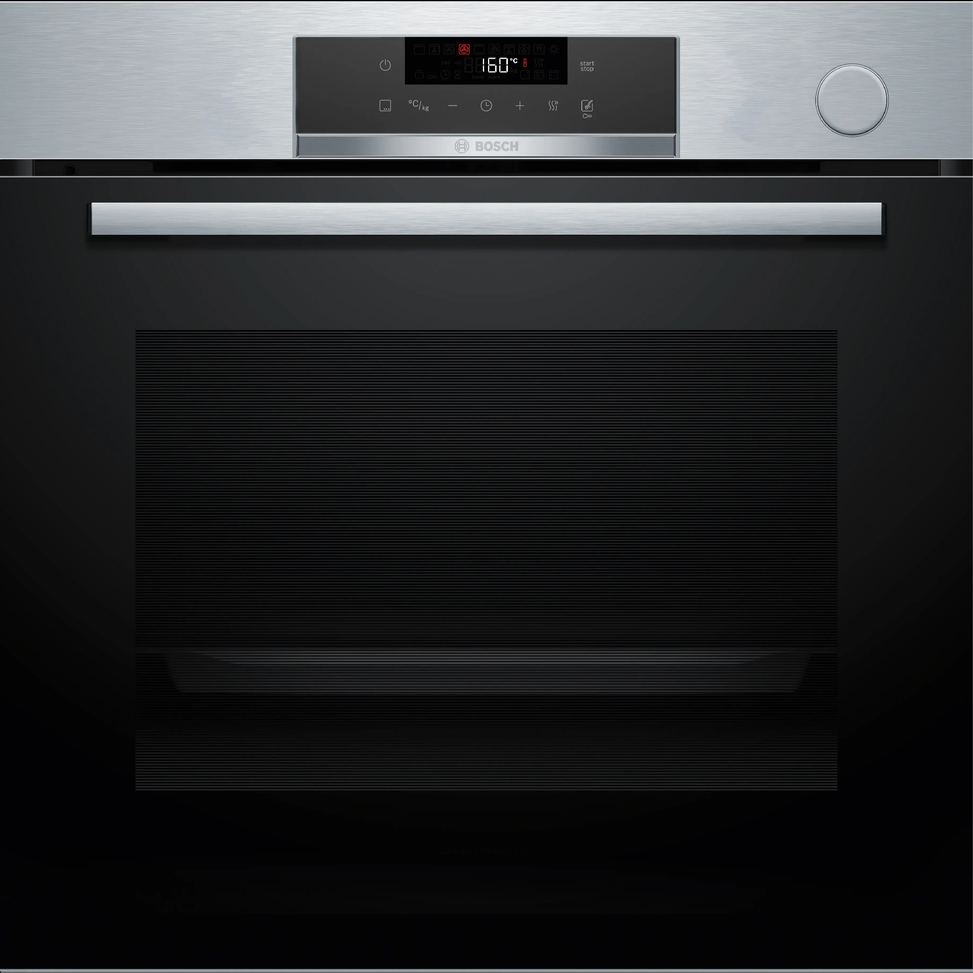 E-Com-WEB-BOSCH-35_HRG532ES3-01.jpg SERIES 4 BUILT-IN OVEN WITH ADDED STEAM FUNCTION 60 X 60 CM STAINLESS STEEL. SKU: HRG532ES3 - Image 1