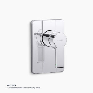 KOHLER SINGULIER 40MM RECESSED SHOWER FACEPLATE K-10880T-4-CP