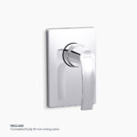 KOHLER SYMBOL 40MM RECESSED SHOWER TRIM K-18470T-4-CP