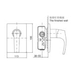 KOHLER SYMBOL 40MM RECESSED SHOWER TRIM K-18470T-4-CP - Image 2