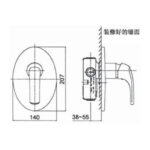 KOHLER NATEO 40MM RECESSED SHOWER TRIM K-18009T-4-CP - Image 2