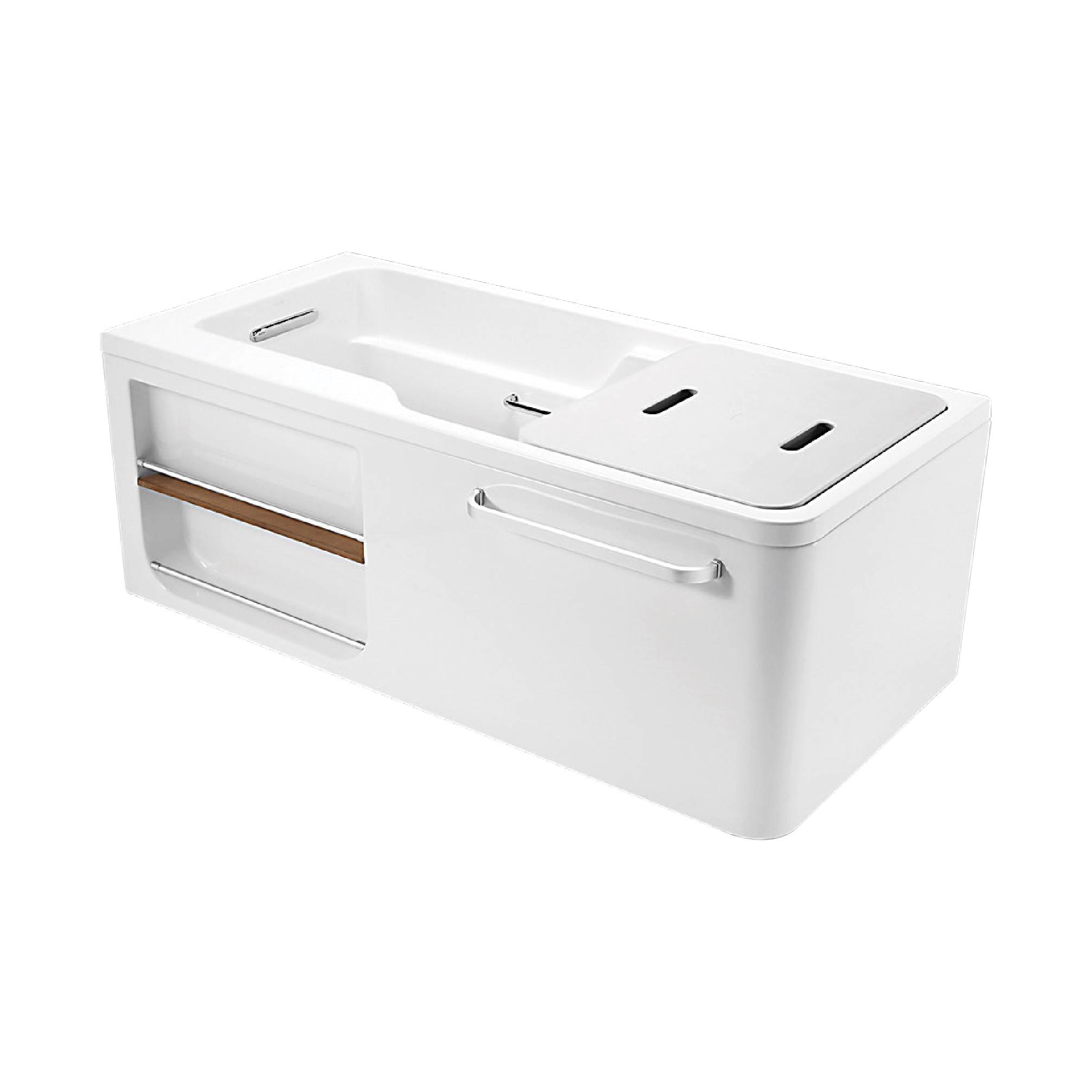 E-Com-WEB-Kohler-144_K-99023T-0-01.jpg KOHLER ALEUTIAN 1.7M INTEGRATED BATHTUB. SKU: K-99023T-0 - Image 1