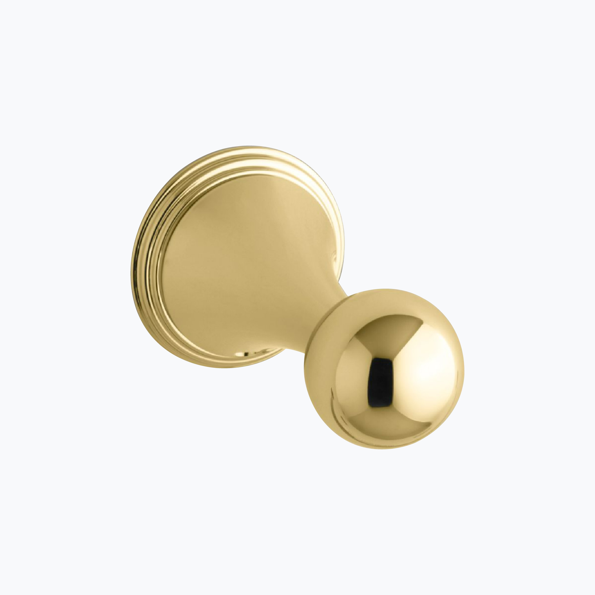 E-Com-WEB-Kohler-154_K-364-PB-01.jpg KOHLER FINIAL ROBE HOOK POLISHED BRASS FINISH K-364-PB - Image 1