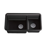 KOHLER CAIRN UNDERMOUNT DOUBLE BOWL KITCHEN SINK K-8204-CM1