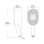 KOHLER STATEMENT 3F OBLONG HANDSHOWER K-26284T-2MB - Image 3
