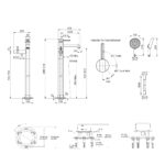 KOHLER OCCASION FREESTANDING BATH FILLER WITH K-97905T-NA - Image 2