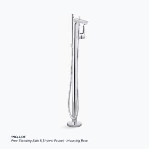 KOHLER ALEO S FREESTANDING BATH MIXER WITH CONCEALED BODY