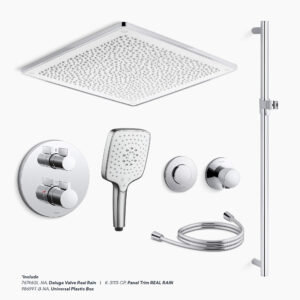 KOHLER REAL RAIN SHOWER SET