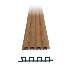 SKAYU WPC CLADDING 04 PEANUT 176 X 26 X 2900