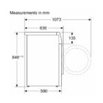 BOSCH SERIES 6 WASHING MACHINE FRONT LOADER 9KG. SKU: WGG444E0ID - Image 2