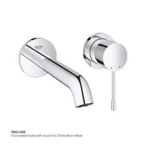 GROHE ESSENCE 2 HOLE WALL MOUNTED M-SIZE