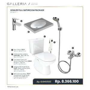 KOHLER FULL BATHROOM PACKAGE 1