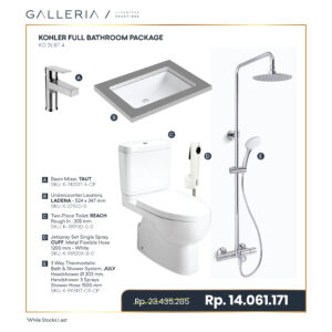 KOHLER FULL BATHROOM PACKAGE 3