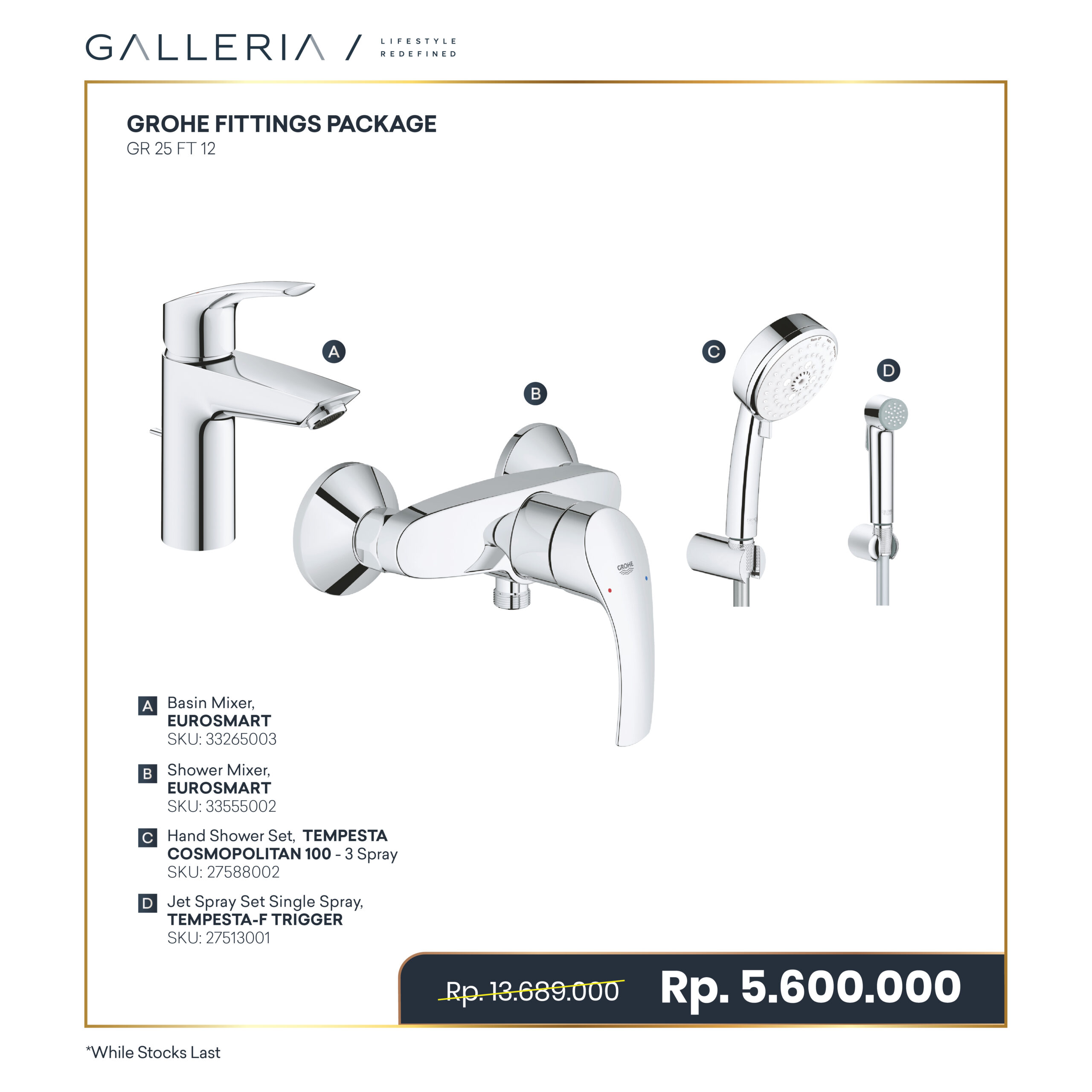 Package Promo-09 GROHE FITTINGS PACKAGE - Image 1