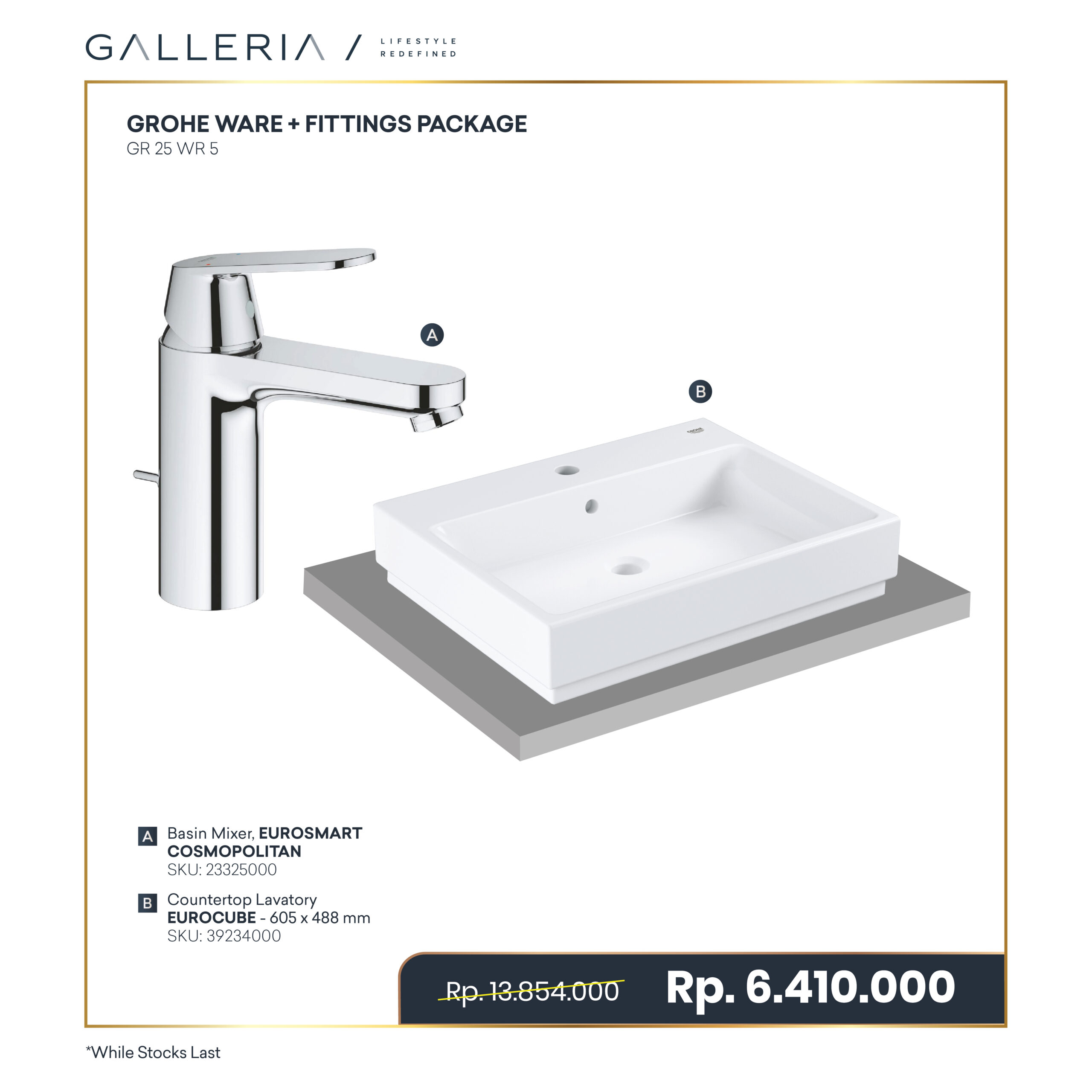 Paket - Commerce-13 GROHE LAVATORY PACKAGE - Image 1