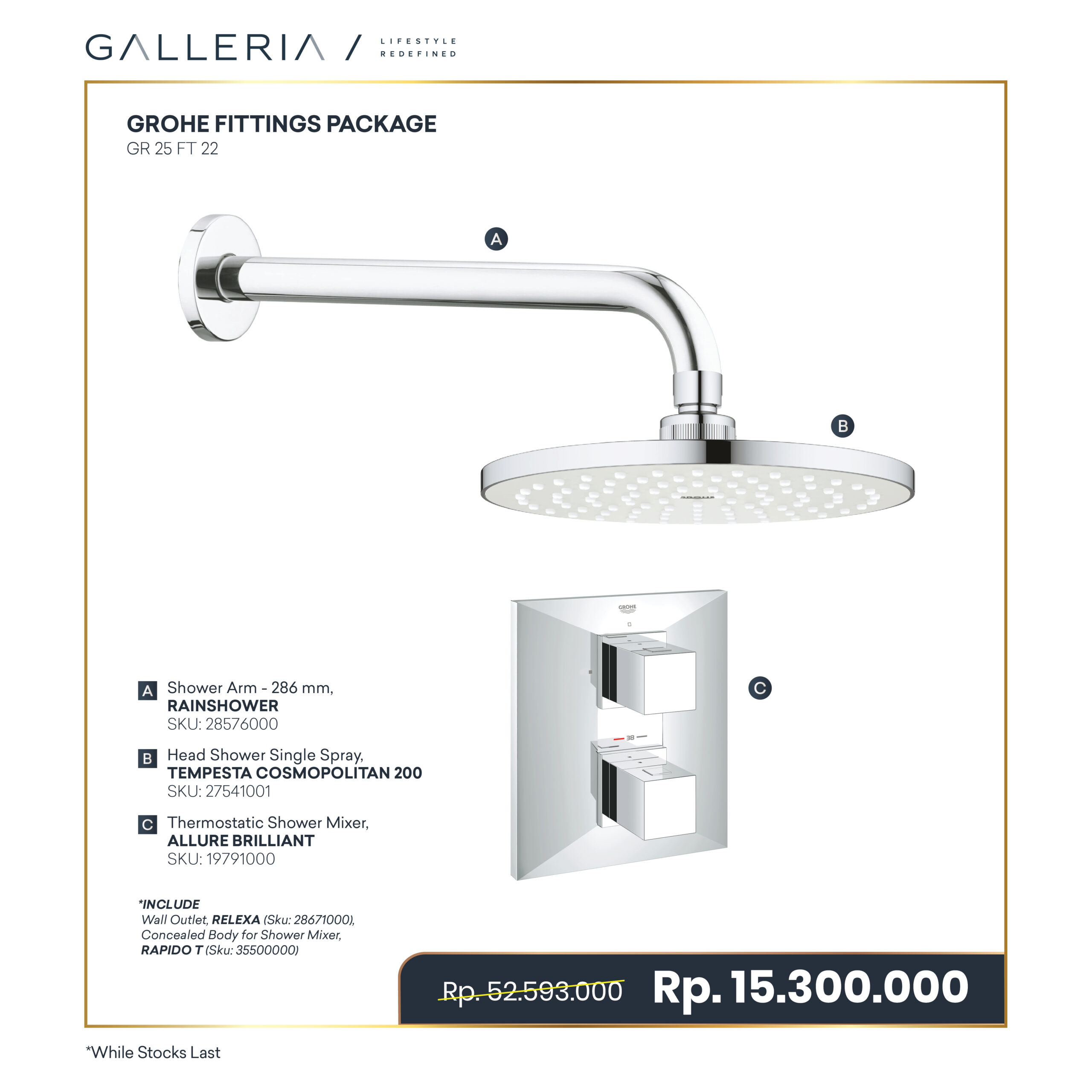 Paket Special Price-01 GROHE FITTINGS PACKAGE A - Image 1
