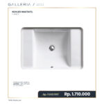 KOHLER LEDGES CAST IRON LAVATORY K-2838-0