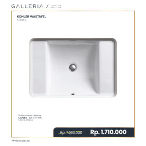 KOHLER LEDGES CAST IRON LAVATORY K-2838-0