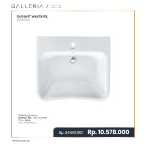 DURAVIT WALL-HUNG LAVATORY DURASTYLE 23296500.00