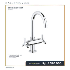 GROHE ATRIO SINGLE HOLE BASIN MIXER L-SIZE 21019000